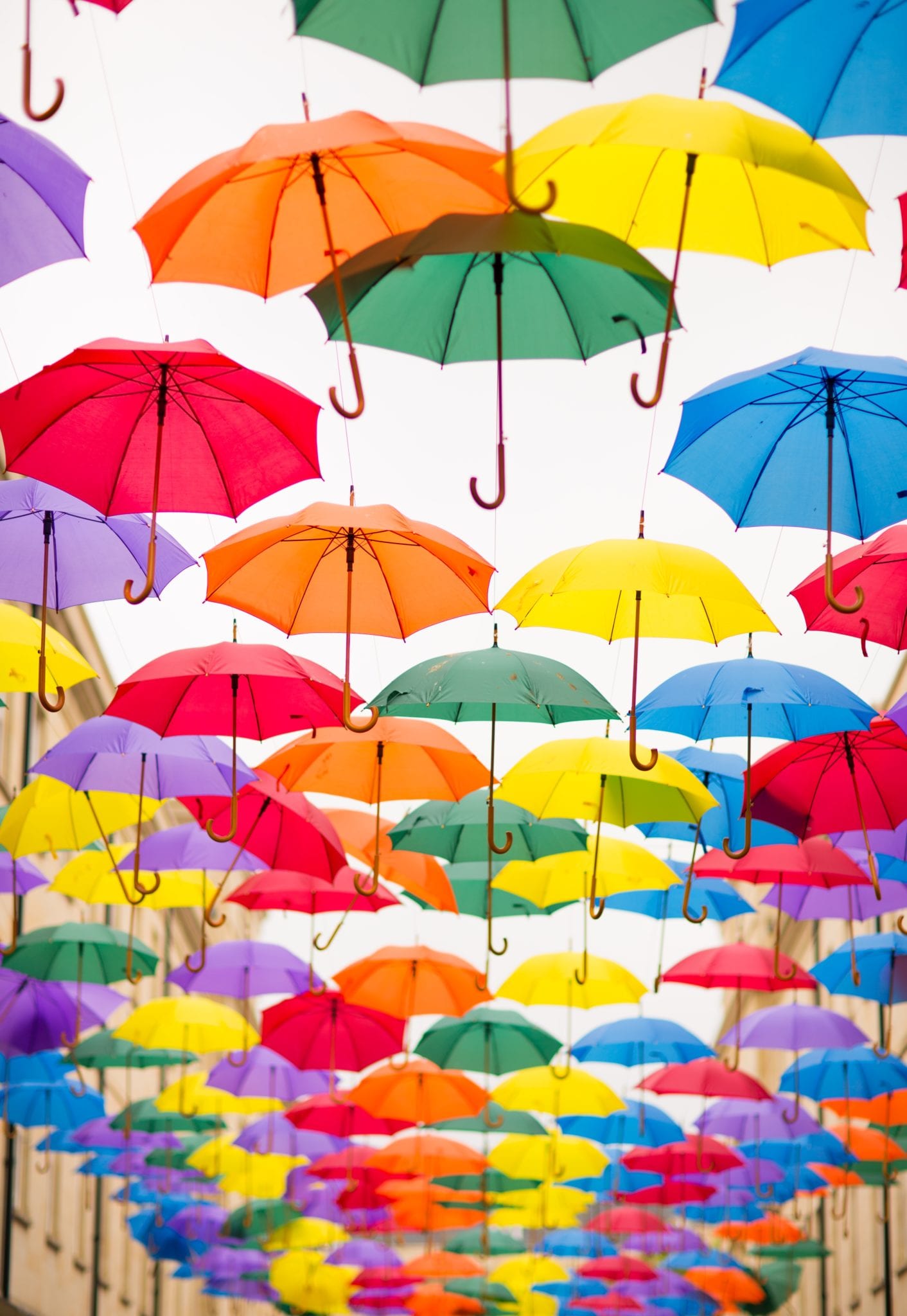 colorful umbrellas